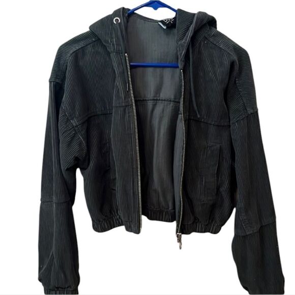 Urban outfitters cropped dark green jacket Small - Picture 1 of 5